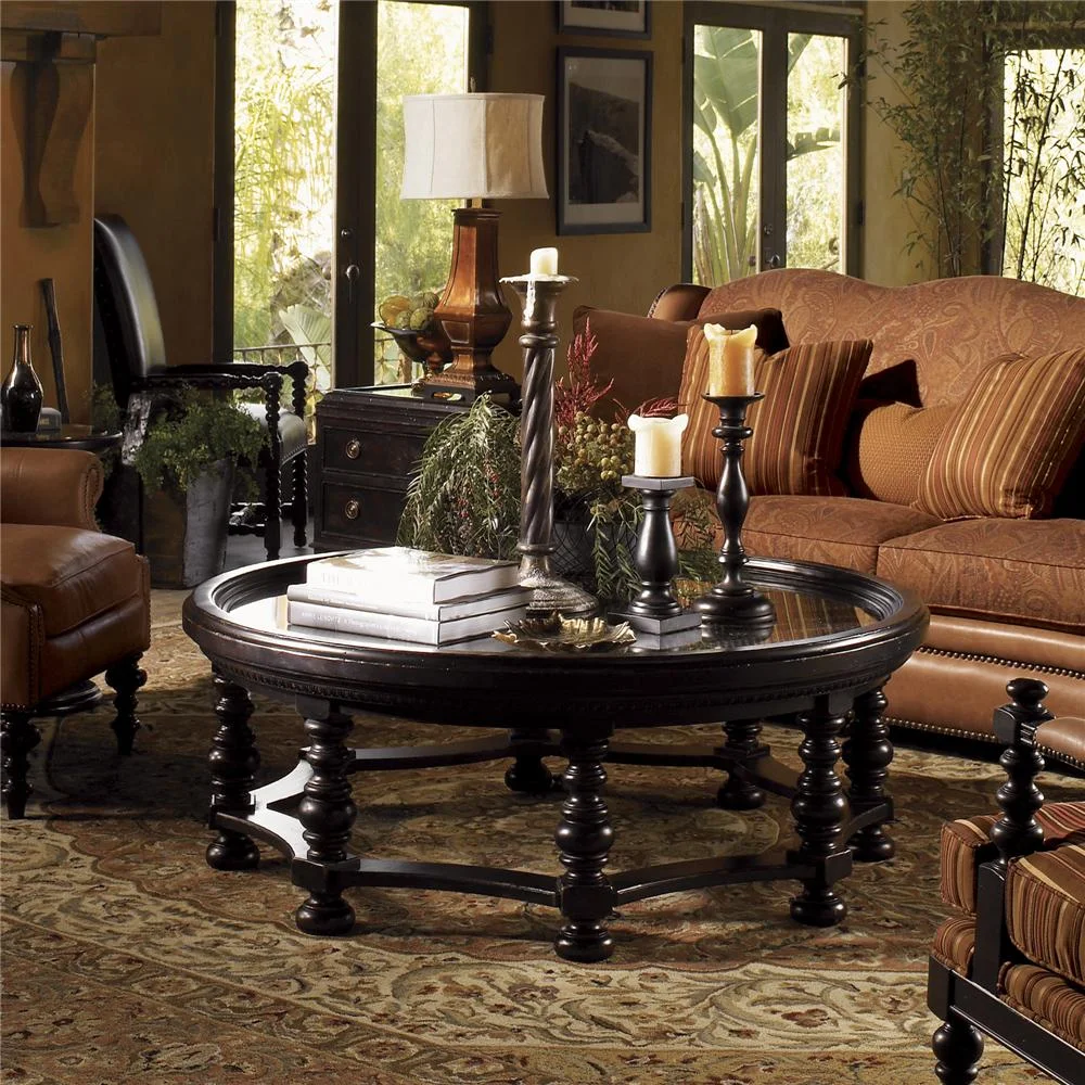 Tommy Bahama Home Kingstown 619953 Round Plantation Cocktail Table